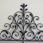 Couple Tie Iron Wrought Bed Single a Square Handmade Vintage 20