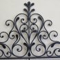 Couple Tie Iron Wrought Bed Single a Square Handmade Vintage 20