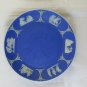 2 Dishes Porcelain Wedgwood Blue White Style Athlete Vintage PS5