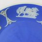 2 Dishes Porcelain Wedgwood Blue White Style Athlete Vintage PS5