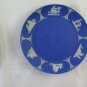 2 Dishes Porcelain Wedgwood Blue White Style Athlete Vintage PS5