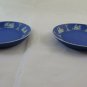 2 Dishes Porcelain Wedgwood Blue White Style Athlete Vintage PS5
