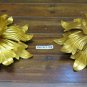Beautiful Pair of Clearance in Metal Shaped like Flower Chandelier Vintage CH8