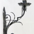 Wall Iron Light Wall to a Flame Vintage First Twentieth Century VS3