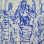 Pair of Drawings Sketch Sketch Signed Dated '68 Figures the Work P31