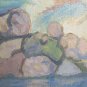 Painting Oil Painting Landscape of Sea Marina Opera Painter Gaetano Pa P25