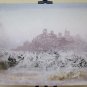 Painting Vintage Modern Antiques 1960's Landscape Castelvetro of Modena P31