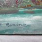 Painting Painting to Oil on board Signed 1960's Style Impressionist M