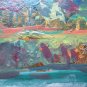 Painting Painting to Oil on board Signed 1960's Style Impressionist M