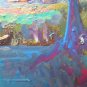 Painting Painting to Oil on board Signed 1960's Style Impressionist M