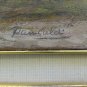 Painting Antique Signed Pancaldi with Frame Landscape Countryside in Summer