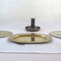 Outlet Lot Merchandise Three Saucers Candlestick Candleholder Candle Holder GR11
