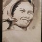 4 Painted Antique Studio Preparatory for Portraits Sketching Original P28.5