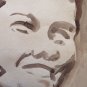 4 Painted Antique Studio Preparatory for Portraits Sketching Original P28.5