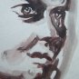 4 Painted Antique Studio Preparatory for Portraits Sketching Original P28.5