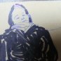 Antique Sketch Drawing on Basket Studio for Portrait Feminine Granny Painter P28