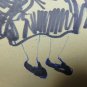 Antique Sketch Drawing on Basket Studio for Portrait Feminine Granny Painter P28