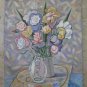 Painting Painting Oil on Linen Signed Original Style Impressionist Blossom p6