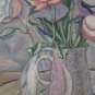 Painting Painting Oil on Linen Signed Original Style Impressionist Blossom p6