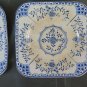 Plate for Capacity with 3 Saucers in Ceramic Vintage Saxon Made in England R120