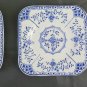 Plate for Capacity with 3 Saucers in Ceramic Vintage Saxon Made in England R120
