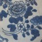 Plate in Ceramic Antique White Blue Chinese Period XVIII Hand Painted MM