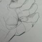 Drawing Pencil Basket Vintage Studio Body Human Hand Fist Vintage Years 60 P28.8