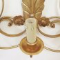 Wall Couple Wrought Iron Golden Vintage Artiginali Handmade Hand Italy CH17