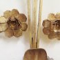 Wall Couple Wrought Iron Golden Vintage Artiginali Handmade Hand Italy CH17
