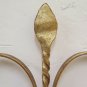 Wall Couple Wrought Iron Golden Vintage Artiginali Handmade Hand Italy CH17