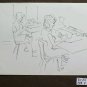 Old Drawing Theme Occupational of Painter Communist G.Pancaldi 13x8 11/16in