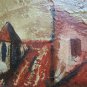 Painting Painting Oil Painting View on City 'Old Signed Vintage Xx Century G40