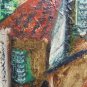 Painting Painting Oil Painting View on City 'Old Signed Vintage Xx Century G40