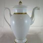 Antique Teapot Coffee Pot Porcelain with Borders Golden France First 900 R39