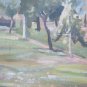 Old Painting Painter Local View of Country of Piumazzo Modena 18 1/2x14 3/16in