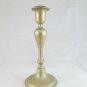 Antique Candlestick Period Ottocento Brass Golden & Turned Torciera Light G13