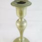 Antique Candlestick Period Ottocento Brass Golden & Turned Torciera Light G13