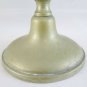 Antique Candlestick Period Ottocento Brass Golden & Turned Torciera Light G13