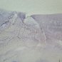 Landscape Alpine in Winter Painting Watercolour Ice Technical Experimental P14
