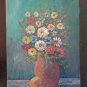 Painting Painting to Oil on board Style Impressionist Blossom Floral V