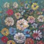 Painting Painting to Oil on board Style Impressionist Blossom Floral V