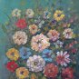 Painting Painting to Oil on board Style Impressionist Blossom Floral V