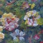 Painting Painting to Oil on board Style Impressionist Blossom Floral V