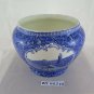 Antique Jar in Ceramic Rhein Ceramic Blue White Vintage Ceramic Vase R52