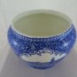 Antique Jar in Ceramic Rhein Ceramic Blue White Vintage Ceramic Vase R52
