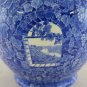 Antique Jar in Ceramic Rhein Ceramic Blue White Vintage Ceramic Vase R52