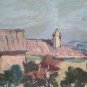 Painting Antique Oil on board Landscape Countryside Emilia Romagna Cinch p3