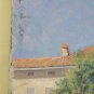Antique Painting Oil on Linen View City Opera Painter Pancaldi Modena P27