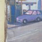 Antique Painting Oil on Linen View City Opera Painter Pancaldi Modena P27