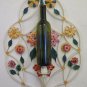 Wall Style Floral Vintage Wrought Iron Made by hand Artisan CH-9
